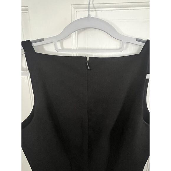 Stella McCartney Square Neck Sheath Dress •IT 44/ US 8• Pencil Black $1230 - Picture 8 of 14